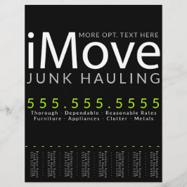 iMove. Verhuis- en Transportbedrijf Reclame maken Flyer