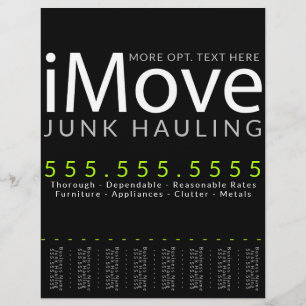 iMove. Verhuis- en Transportbedrijf Reclame maken Flyer