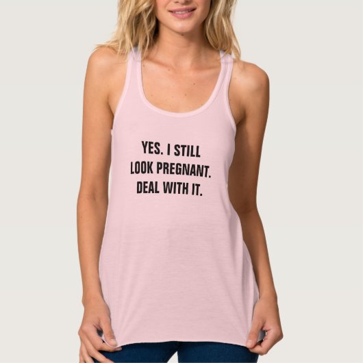 #IMOVERBULLYING #NotPregnant Tanktop (Voorkant)