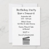 iMovie Time Thema Verjaardagsfeest Kaart (Achterkant)