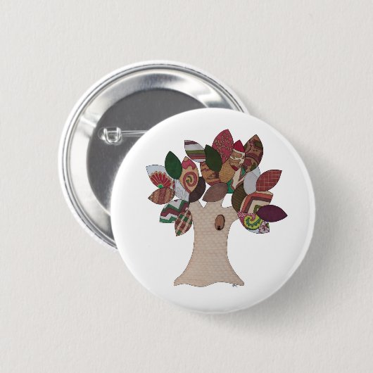 Imp Tree Pinback-Button Ronde Button 5,7 Cm (Voorkant /achterkant)