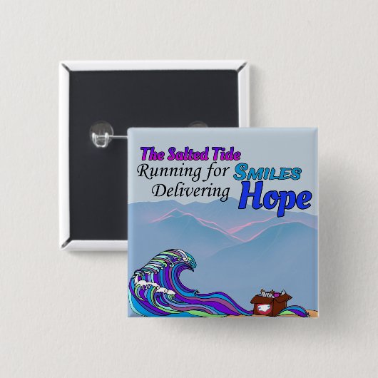 Impact-Button 2024 Vierkante Button 5,1 Cm (Voorkant /achterkant)