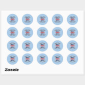 Impact is belangrijker dan intentie ronde sticker (Vel)