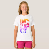 Impact Lion Design - Bold Wildlife Art T-shirt (Voorkant volledig)