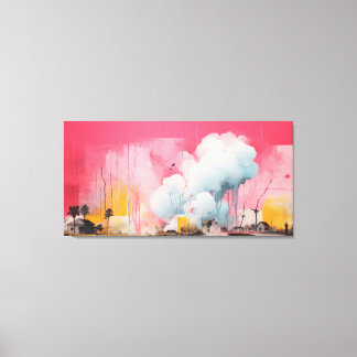 Impact No.06 - Abstract Patchwork Art Collection Canvas Afdruk