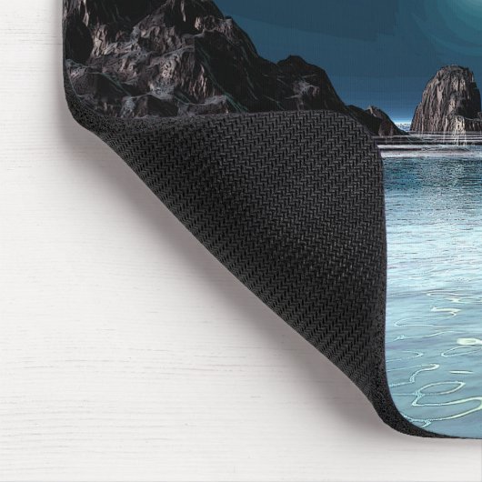 IMPACT Sci-Fi Retro Space Art Mousepad Muismat (Hoek)