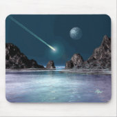 IMPACT Sci-Fi Retro Space Art Mousepad Muismat (Voorkant)