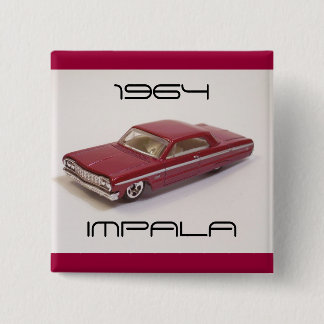 Impala 1964 vierkante button 5,1 cm