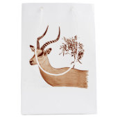 Impala Antelope Dier Wildlife Tekening Schets Medium Cadeauzakje (Voorkant)