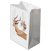 Impala Antelope Dier Wildlife Tekening Schets Medium Cadeauzakje (Achterkant Gekanteld)
