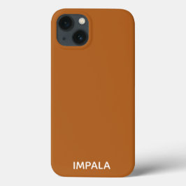 Impala brown kleurnaam Hoesje-Mate iPhone case