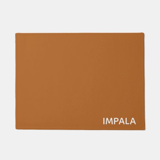 Impala bruine kleur naam deurmat (Voorkant)