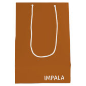 Impala bruine kleur naam medium cadeauzakje (Achterkant)