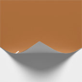 Impala bruine kleurnaam cadeaupapier (Hoek)