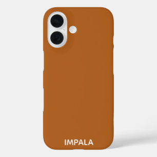 Impala bruine kleurnaam iPhone 16 hoesje