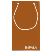 Impala bruine kleurnaam klein cadeauzakje (Achterkant)