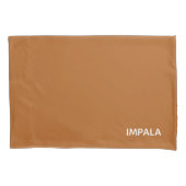 Impala bruine kleurnaam kussensloop (Voorkant)