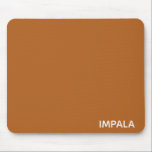 Impala bruine kleurnaam muismat<br><div class="desc">Impala bruine kleurnaam</div>