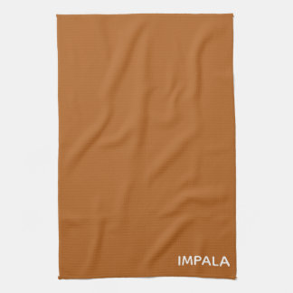 Impala bruine kleurnaam theedoek