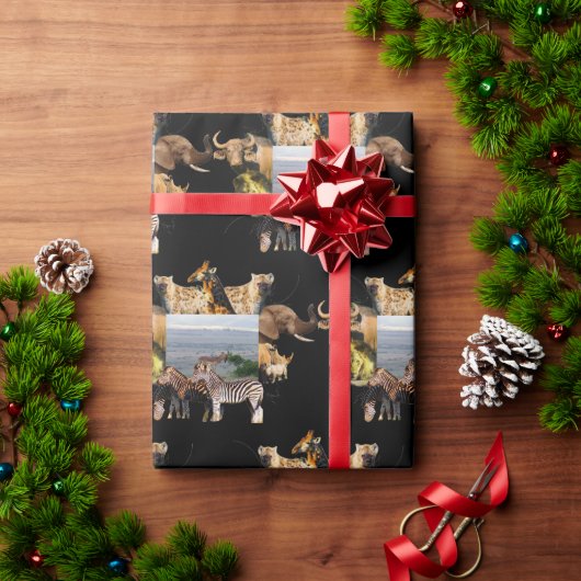 Impala Hill wildlife lijst Wrapping Paper Cadeaupapier (Feestdagen Geschenken)