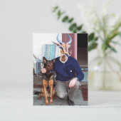 Impala hunter briefkaart (Staand voorkant)