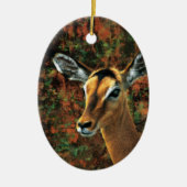 Impala Lady fantasy art hangende decoratie (Voorkant)