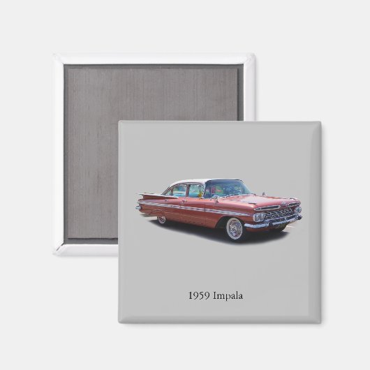 Impala magnet 1959 (Voorkant / Achterkant)