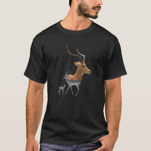 Impala on Safari in Kenia Afrika T-shirt