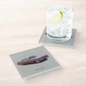 Impala-onderzetter Glazen Onderzetter (Schuin)