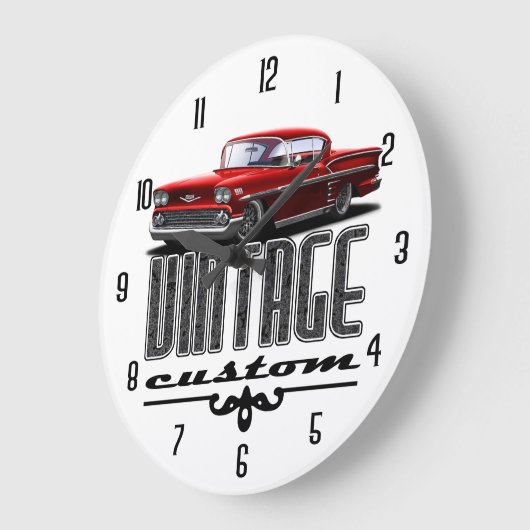 Impala Red Garage Grote Klok (Hoek)