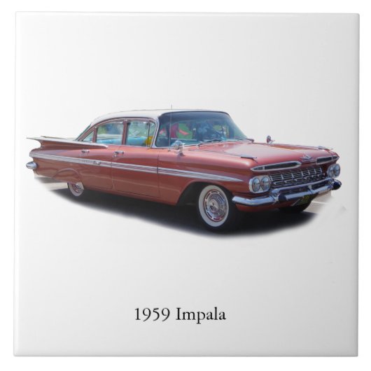 Impala-tegel 1959 tegeltje (Voorkant)