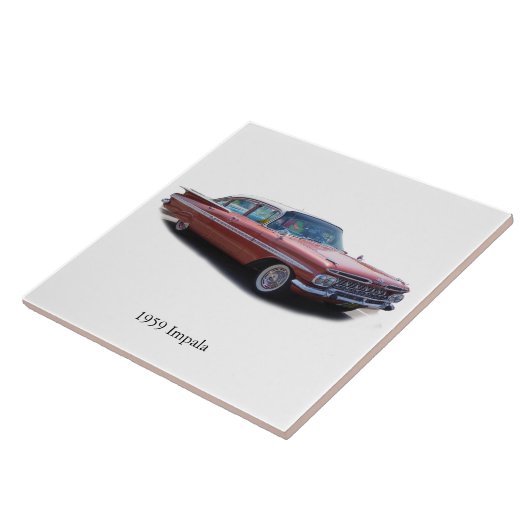 Impala-tegel 1959 tegeltje (Zijkant)