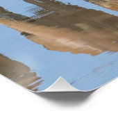 Impala's in het watergat perfect poster (Hoek)