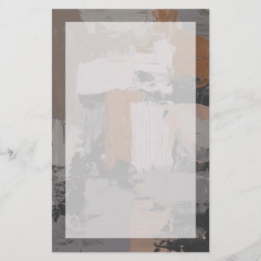 Impasto Abstract I Briefpapier (Voorkant)