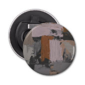 Impasto Abstract I Button Flesopener (Voorkant)