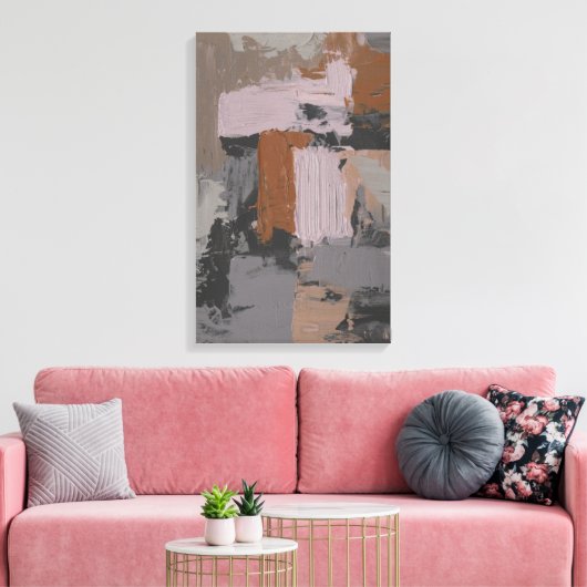 Impasto Abstract I Canvas Afdruk (Insitu (Woonkamer))