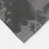 Impasto Abstract I Fleece Deken (Hoek)