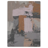 Impasto Abstract I Klembord (Achterkant)