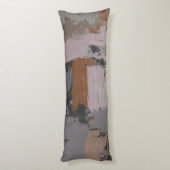 Impasto Abstract I Lichaamskussen (Achterkant (Verticaal))