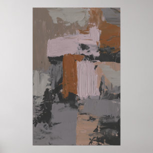Impasto Abstract I Poster