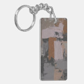 Impasto Abstract I Sleutelhanger (Voorkant Links)