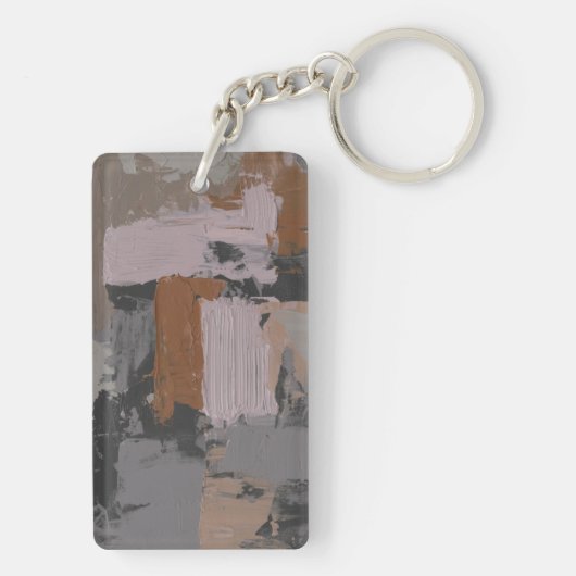 Impasto Abstract I Sleutelhanger (achterkant)