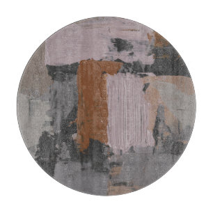 Impasto Abstract I Snijplank