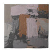 Impasto Abstract I Tegeltje (Voorkant)