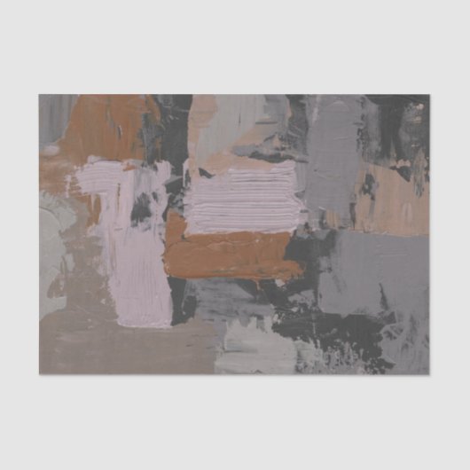 Impasto Abstract I Tissuepapier (Voorkant)