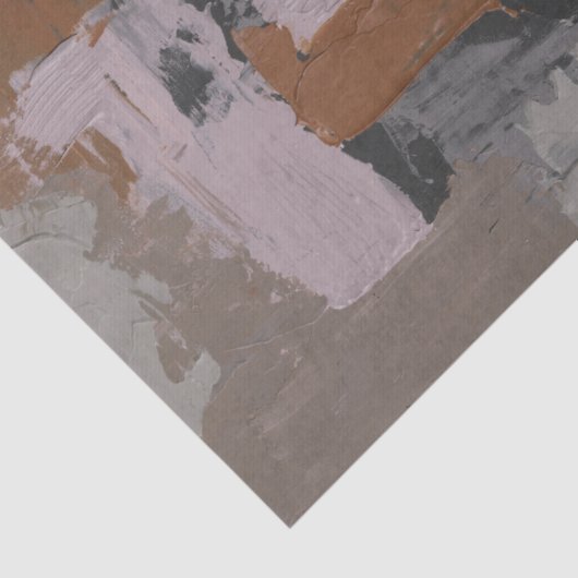 Impasto Abstract I Tissuepapier (Detail)