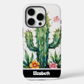 Impasto Cactus Blossom Smartphone Case-Mate iPhone Case (Achterkant)