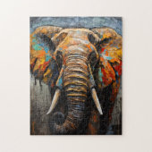 Impasto Elephant Legpuzzel (Verticaal)