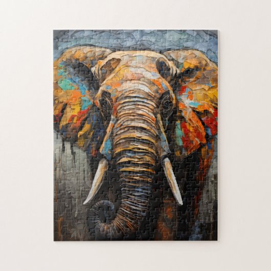 Impasto Elephant Legpuzzel (Verticaal)