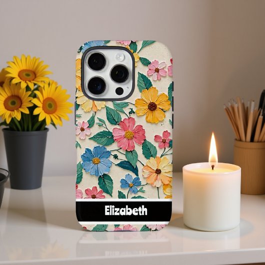Impasto Flower Garden Hoesje
